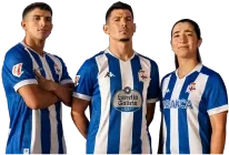 Jugadores del RC Deportivo
