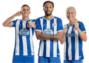 Jugadores del RC Deportivo