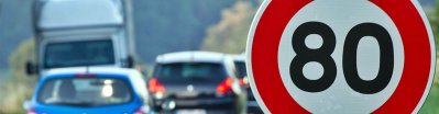 Velocidad de las vías de servicio