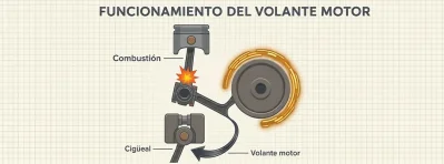 ¿Qué es el volante motor de un coche y para qué sirve?