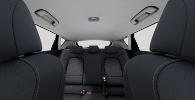Hyundai Bayon Tecno trasera interior