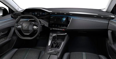 Peugeot 308 sw Allure blue HDI 130CV interior delantera