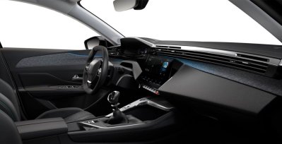 Peugeot 308 sw Allure blue HDI 130CV interior perfil