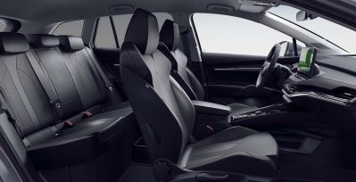 SKODA Enyaq IV 80 interior perfil