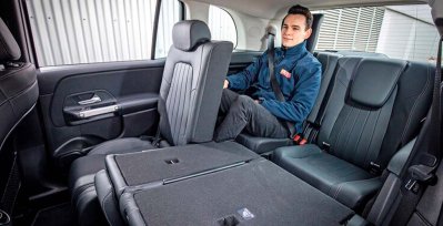 Mercedes GLB 200d 7 plazas interior trasera