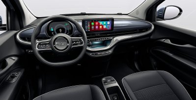 Fiat 500 Eléctrico interior delantera