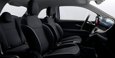 Fiat 500 Eléctrico interior perfil