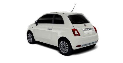 FIAT 500 Dolcevita 1.0 52KW (70 CV) Híbrido blanco exterior trasera 2