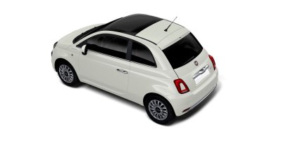 FIAT 500 Dolcevita 1.0 52KW (70 CV) Híbrido blanco exterior trasera