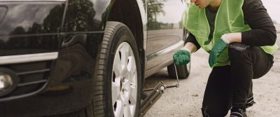 Cristalización de los neumáticos coche