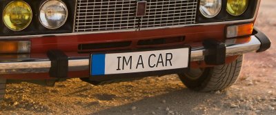 Targa coche