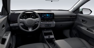 Hyundai Nuevo Kona HEV Maxx 141cv DCT interior delantera