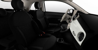 FIAT 500 1.0 Hybrid interior perfil