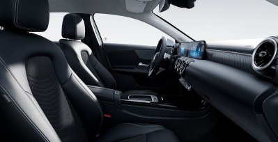 Mercedes Clase A 180 d interior perfil