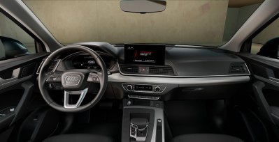 Audi Q5 Advanced 35 TDI S Tronic Gris Manhattan interior delantera