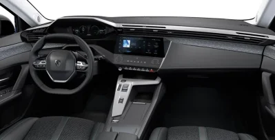 Peugeot 408 Allure Hybrid interior delantera