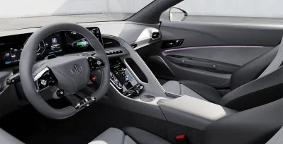 MG Cyberster Trophy Single Motor interior delantera