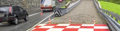 ¿Qué es una zona de frenado de emergencia y para qué sirve este carril?