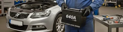 ¿Qué significa 640A en una batería?