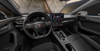 Cupra León eTSI DSG interior delantera
