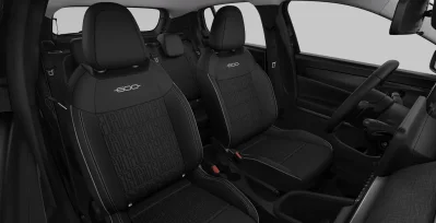 Fiat 600 MHEV 1.2 100cv DDCT interior trasera