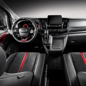 Ford Tourneo Custom Configurador | Configurar | Simulador - Diseno interior Ford Tourneo Custom