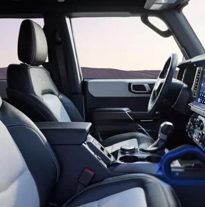 Configurador Renting Ford Bronco | Extras | Prestaciones - Diseno interior del Ford Bronco