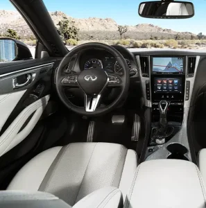 Infiniti Q60 Configurador | Configurar | Simulador y Cotizador - Diseno interior del Infiniti Q60