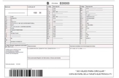 Ficha Técnica del coche