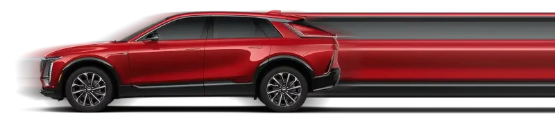 Coche rojo en movimiento