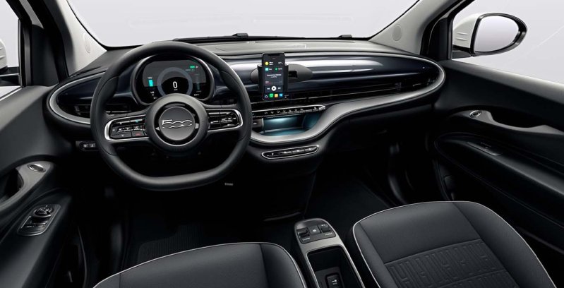 Fiat 500e Action Interior delantera