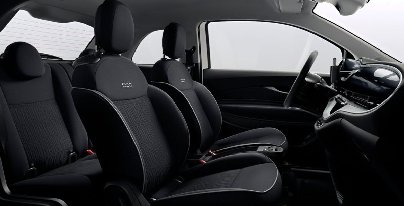 Fiat 500e Action Interior perfil