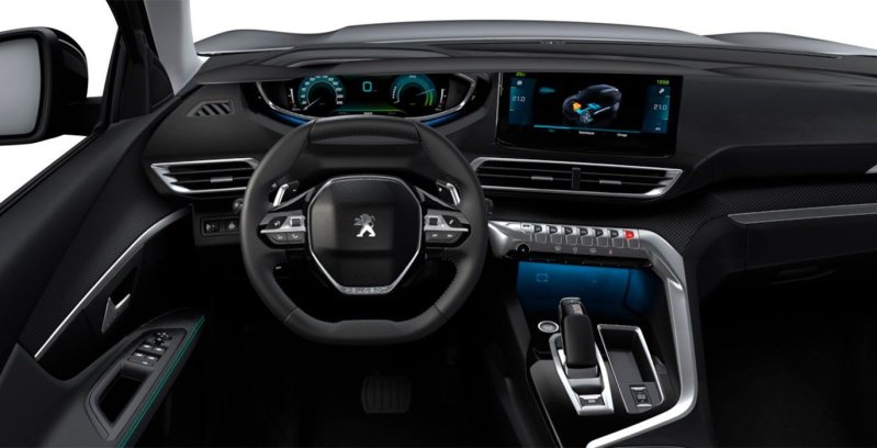 Peugeot 3008 Active Pack Hybrid 225 Interior Frontal