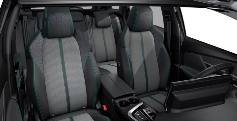Peugeot 3008 Active Pack Hybrid 225 Interior Trasero
