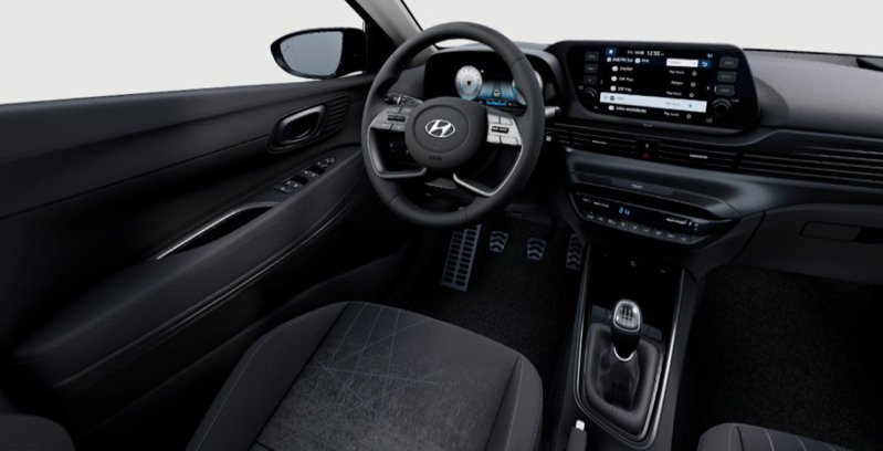 Hyundai Bayon Tecno delantera interior 2