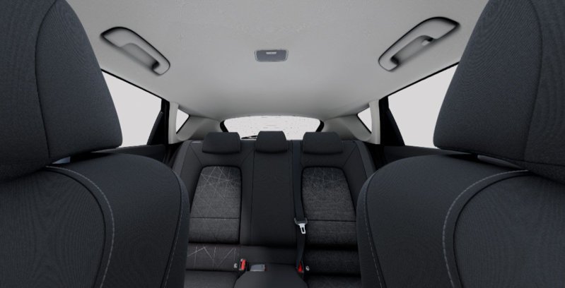 Hyundai Bayon Tecno trasera interior