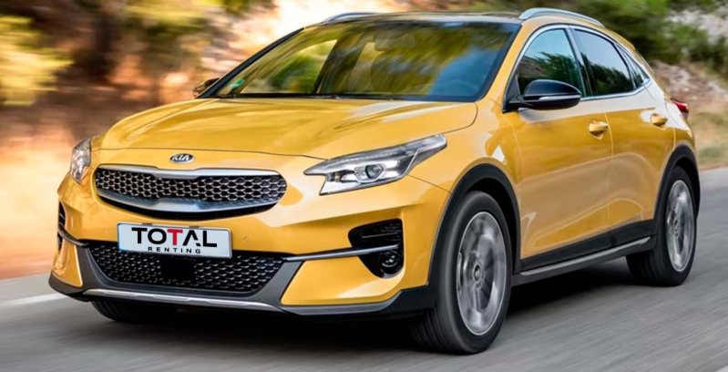 KIA XCeed 1.0 T-GDi Drive 120CV (negro) delantera exterior