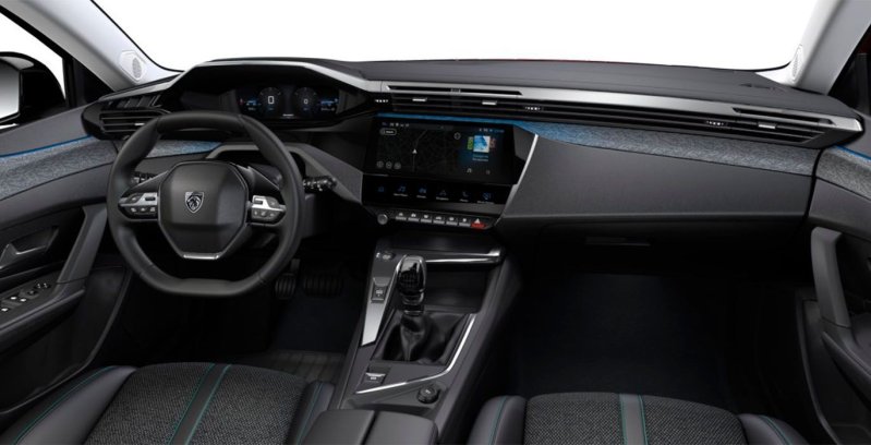 Peugeot 308 sw Allure blue HDI 130CV interior delantera