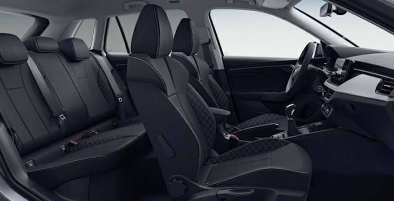 Skoda Kamiq 1.0 TSI DSG Ambition interior perfil
