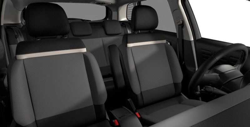 Citroen C3 Aircross BlueHDi Shine 110cv interior trasera