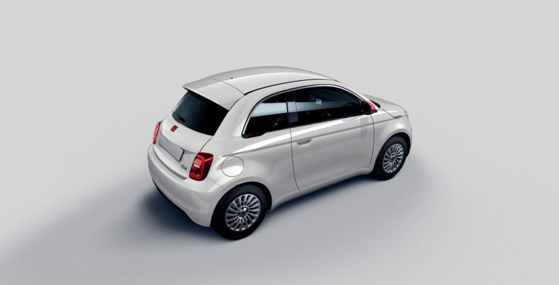 FIAT 500 RED Eléctrico exterior trasera