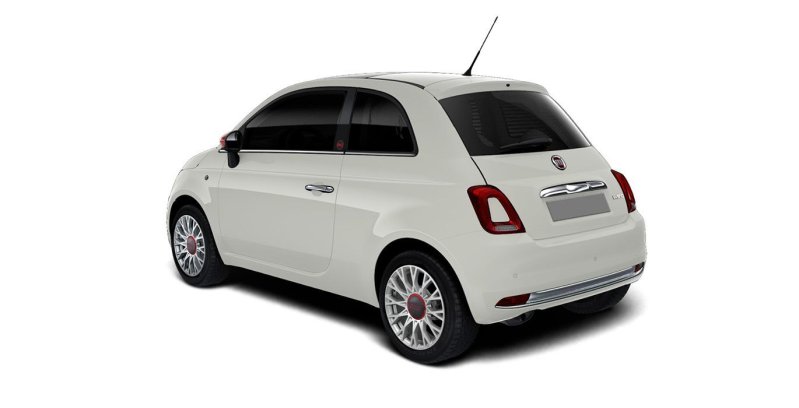 FIAT 500 Red 1.0 52KW (70 CV) Híbrido exterior trasera nueva