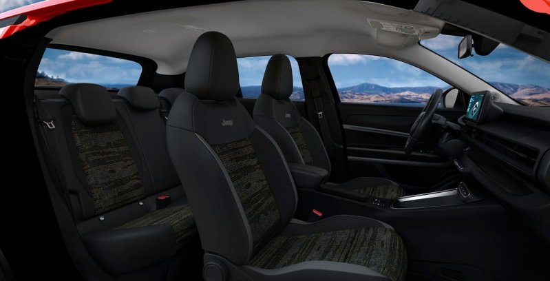 JEEP Avenger BEV Longitude interior perfil