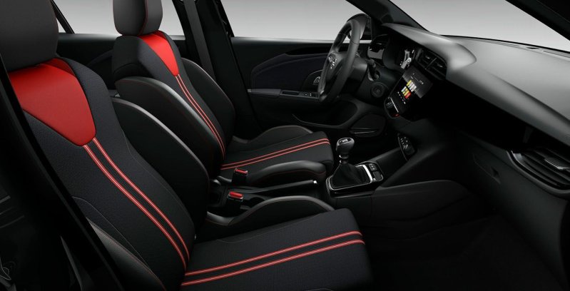 OPEL Corsa GS 1.2T interior perfil