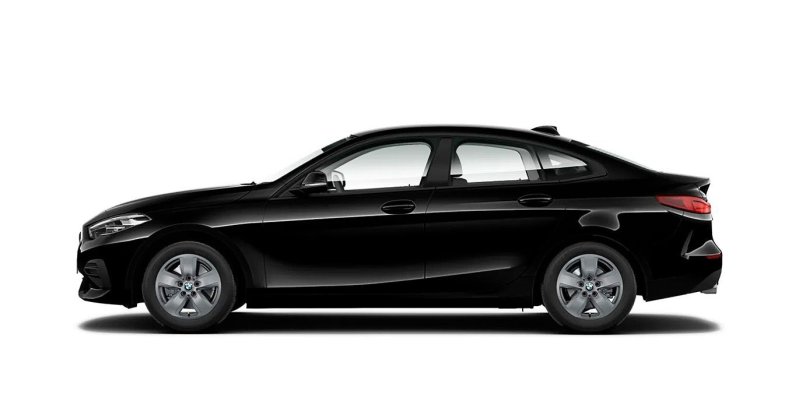 BMW Serie 2 Gran Coupé 218dA negro exterior perfil