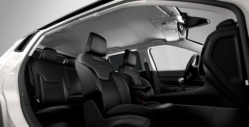 Jeep Compass 1.6 Mjet S interior trasera