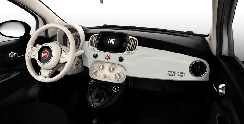 FIAT 500 1.0 Hybrid interior delantera