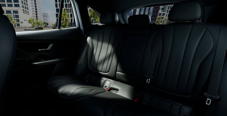 Mercedes EQE SUV 350+ interior trasera