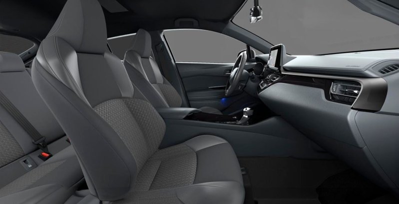 Toyota C-HR 180H Advance interior perfil