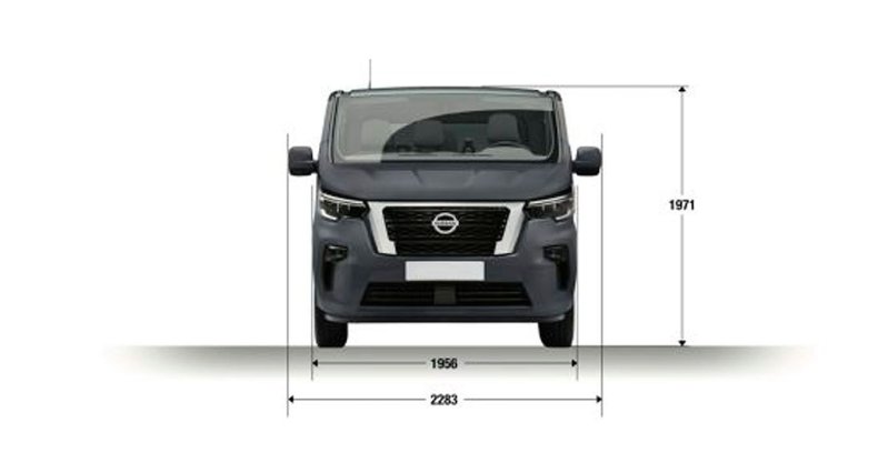 Nissan primastar combi 9 plazas 2-0 dci l2h1 go exterior frontal
